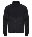 Heren Fleece Vest Clique Haines 023946 zwart